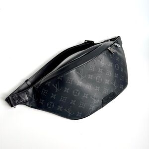 Louis Vuitton Discovery Monogram Eclipse Belt Bumbag Black Canvas Fanny Pack